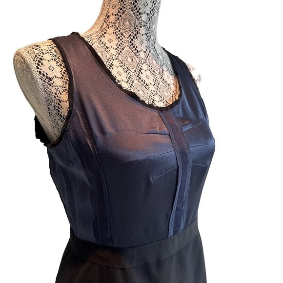 Banana Republic Size 4 Pencil Dress Length 36” silk &Wool-‎ Poly Spandex ZIP - Picture 6 of 16